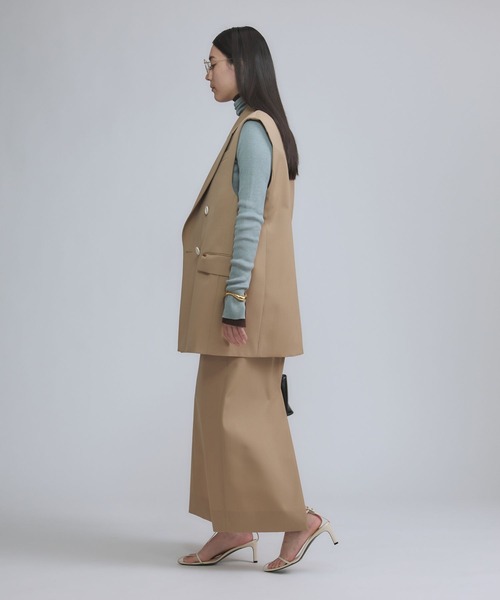 Chaos（カオス）の「Chaos(カオス)/ エクールスカート 【セットアップ可】（スカート・レディース・ブラック/ベージュ・36/38）」の12枚目の写真