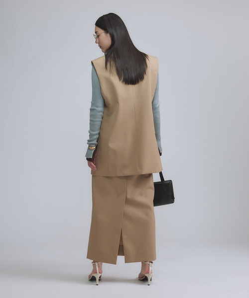 Chaos（カオス）の「Chaos(カオス)/ エクールスカート 【セットアップ可】（スカート・レディース・ブラック/ベージュ・36/38）」の13枚目の写真