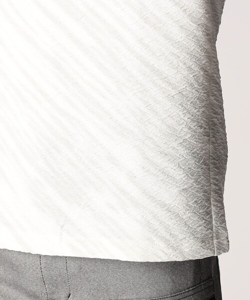 NICOLE CLUB FOR MEN（ニコルクラブフォーメン）の「スプレー風ボカシプリントカットソー（Tシャツ/カットソー・メンズ・ブルー系/ライトグレー系・MEDIUM/LARGE/X-LARGE）」の10枚目の写真