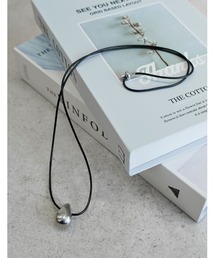 Re:EDIT | ドロップモチーフフェイクレザーネックレス(ネックレス)