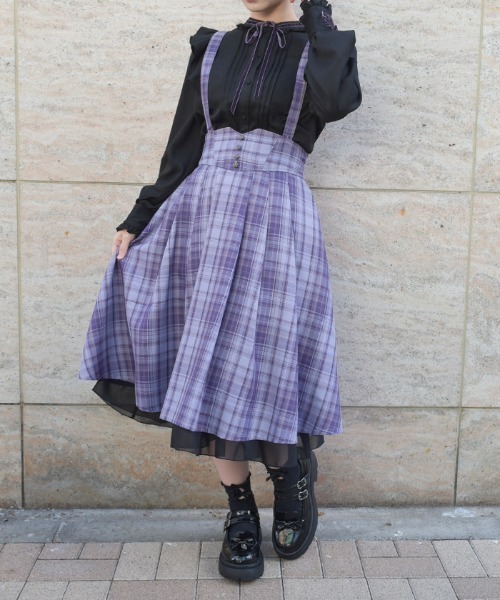 【30点 まとめ売り】axes femme アクシーズ トップス スカート サス付レースアップスカート（スカート）｜axes femme（アクシーズ