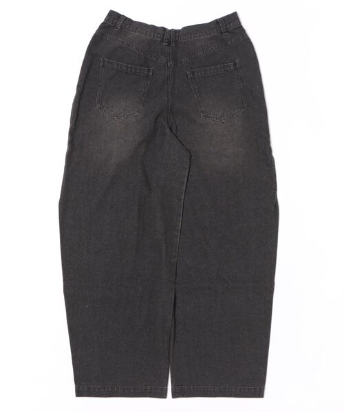 NYLAUS（ナイラス）の「【Nylaus】【セット商品】2026新作 チェーン付き ヴィンテージ バレルパンツ デニムパンツ カーブパンツ（デニムパンツ・メンズ・ネイビー/ブラック/ブルー/カモフラージュ・L/LL/M）」の17枚目の写真