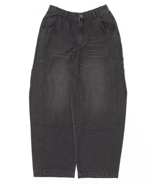 NYLAUS（ナイラス）の「【Nylaus】【セット商品】2026新作 チェーン付き ヴィンテージ バレルパンツ デニムパンツ カーブパンツ（デニムパンツ・メンズ・ネイビー/ブラック/ブルー/カモフラージュ・L/LL/M）」の18枚目の写真