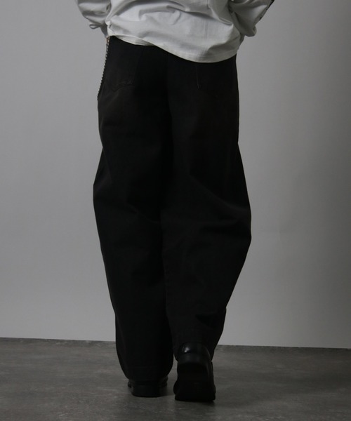 NYLAUS（ナイラス）の「【Nylaus】【セット商品】2026新作 チェーン付き ヴィンテージ バレルパンツ デニムパンツ カーブパンツ（デニムパンツ・メンズ・ネイビー/ブラック/ブルー/カモフラージュ・L/LL/M）」の20枚目の写真