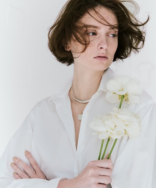 Demi-Luxe BEAMS(デミルクス ビームス)の「【6/11値下げ】ベーシック オーバーシャツ(シャツ/ブラウス・レディース・イエロー/ホワイト/その他7・36/38)」の4枚目の写真