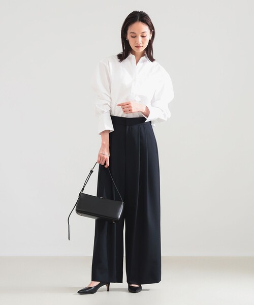 Demi-Luxe BEAMS(デミルクス ビームス)の「【6/11値下げ】ベーシック オーバーシャツ(シャツ/ブラウス・レディース・イエロー/ホワイト/その他7・36/38)」の7枚目の写真