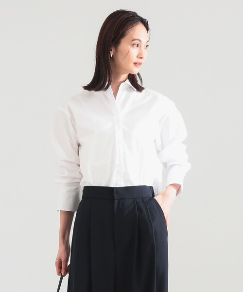 Demi-Luxe BEAMS(デミルクス ビームス)の「【6/11値下げ】ベーシック オーバーシャツ(シャツ/ブラウス・レディース・イエロー/ホワイト/その他7・36/38)」の11枚目の写真