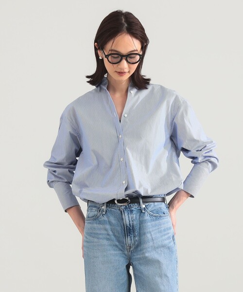 Demi-Luxe BEAMS（デミルクス ビームス）の「ベーシック オーバーシャツ（シャツ/ブラウス・レディース・イエロー/ホワイト/その他7・36/38）」の17枚目の写真