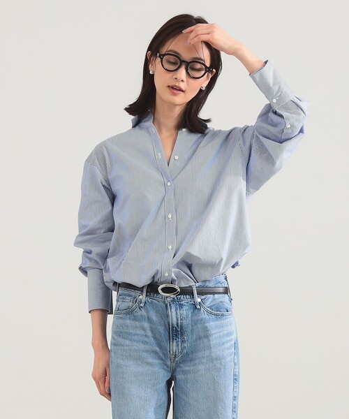 Demi-Luxe BEAMS（デミルクス ビームス）の「ベーシック オーバーシャツ（シャツ/ブラウス・レディース・イエロー/ホワイト/その他7・36/38）」の16枚目の写真