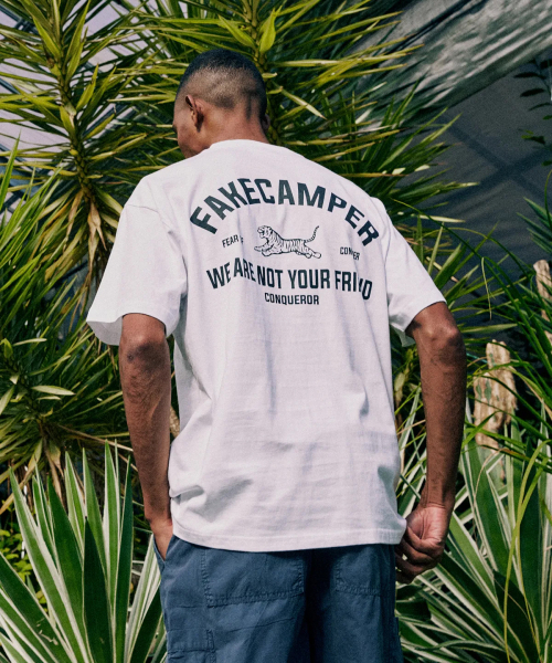 FAKE CAMPER（フェイクキャンパー）の「タイガーオリジナルヴィンテージ半袖Tシャツ[ホワイト]（Tシャツ/カットソー・メンズ・ホワイト・S/M/L/XL/XXL）」の3枚目の写真