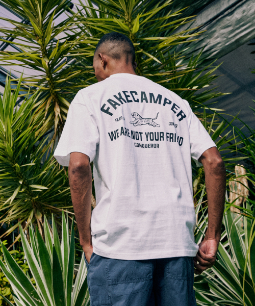 FAKE CAMPER（フェイクキャンパー）の「タイガーオリジナルヴィンテージ半袖Tシャツ[ホワイト]（Tシャツ/カットソー・メンズ・ホワイト・S/M/L/XL/XXL）」の6枚目の写真