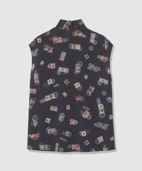 LOULOU WILLOUGHBY（ルルウィルビー）の「WEB 一部店舗限定【LOULOU WILLOUGHBY】レタープリントリボンブラウス（シャツ/ブラウス・レディース・ピンク/ネイビー・2）」の19枚目の写真