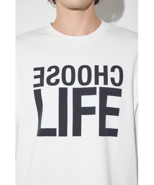 AZUL by moussy(アズールバイマウジー)の「CHOOSE LIFE長袖Tシャツ(Tシャツ/カットソー・メンズ・ブラック/ホワイト・LARGE/MEDIUM/SMALL)」の15枚目の写真
