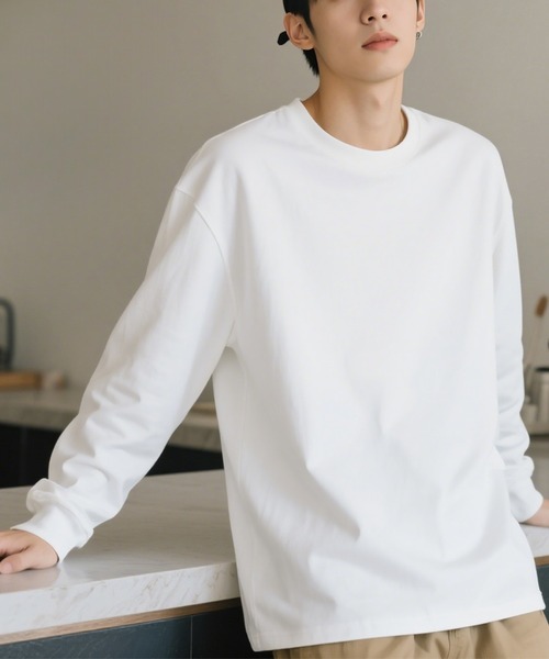 SBG(エスビー)の「SBG ヘビーウエイト クルーネックシャツ(Tシャツ/カットソー・メンズ・ブラック/グレー/ホワイト・LARGE/MEDIUM)」の1枚目の写真