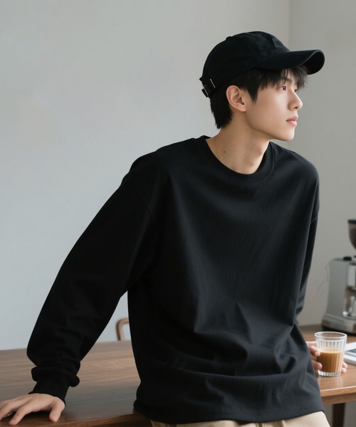 SBG(エスビー)の「SBG ヘビーウエイト クルーネックシャツ(Tシャツ/カットソー・メンズ・ブラック/グレー/ホワイト・LARGE/MEDIUM)」の8枚目の写真