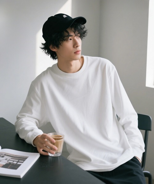 SBG(エスビー)の「SBG ヘビーウエイト クルーネックシャツ(Tシャツ/カットソー・メンズ・ブラック/グレー/ホワイト・LARGE/MEDIUM)」の5枚目の写真