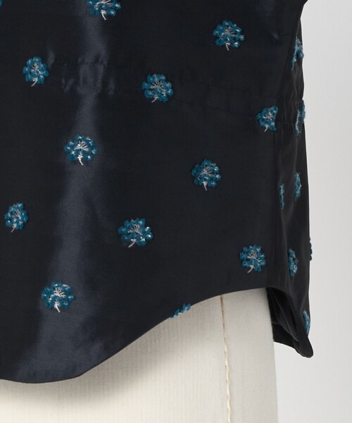 LOEFF（ロエフ）の「＜LOEFF＞ピンポンツリースポンジ ジャガード ベスト（ベスト・レディース・ネイビー・FREE）」の14枚目の写真