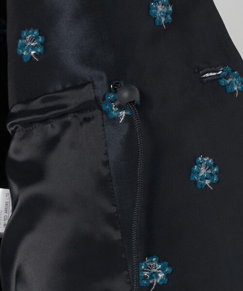 LOEFF（ロエフ）の「＜LOEFF＞ピンポンツリースポンジ ジャガード ベスト（ベスト・レディース・ネイビー・FREE）」の16枚目の写真