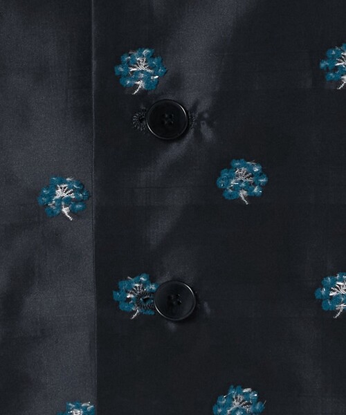 LOEFF（ロエフ）の「＜LOEFF＞ピンポンツリースポンジ ジャガード ベスト（ベスト・レディース・ネイビー・FREE）」の17枚目の写真