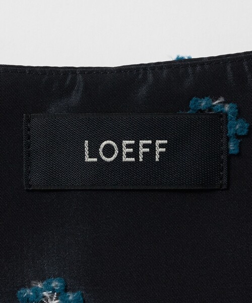 LOEFF（ロエフ）の「＜LOEFF＞ピンポンツリースポンジ ジャガード ベスト（ベスト・レディース・ネイビー・FREE）」の18枚目の写真