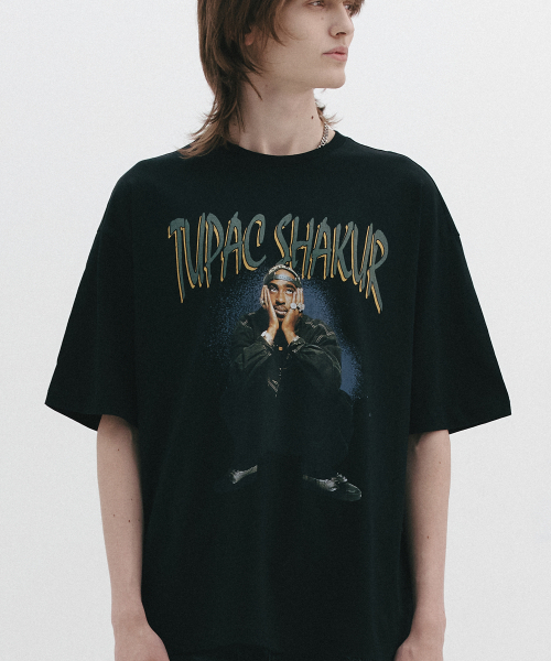 Bravado(ブラヴァド)の「TUPAC SITTING (BRENT2390)(Tシャツ/カットソー・メンズ・その他・2XL/L/M/XL)」の3枚目の写真