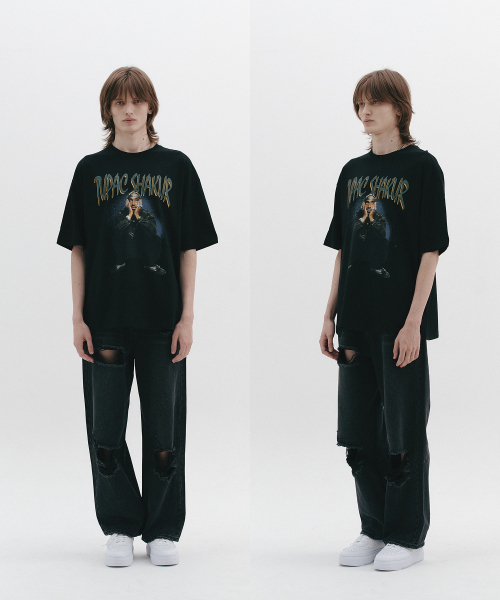 Bravado(ブラヴァド)の「TUPAC SITTING (BRENT2390)(Tシャツ/カットソー・メンズ・その他・2XL/L/M/XL)」の4枚目の写真