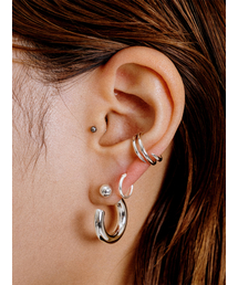 UR002 Ball and Hoop Earrings