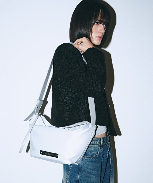 NICK&NICOLE(ニックアンドニコール)の「CRYSTAL NYLON MULTI WAY BAG_SILVER(ショルダーバッグ・レディース・その他・ONE SIZE)」の5枚目の写真