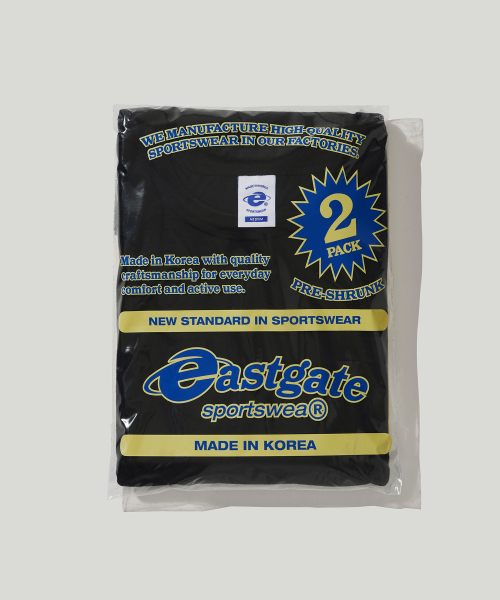 EASTGATE（イーストゲート）の「[2-PACK] 1012 ミッドウェイトTシャツ（Tシャツ/カットソー・レディース・ホワイト/ブラック/ネイビー/ヘザーグレー・SMALL/MEDIUM/LARGE/X-LARGE）」の11枚目の写真