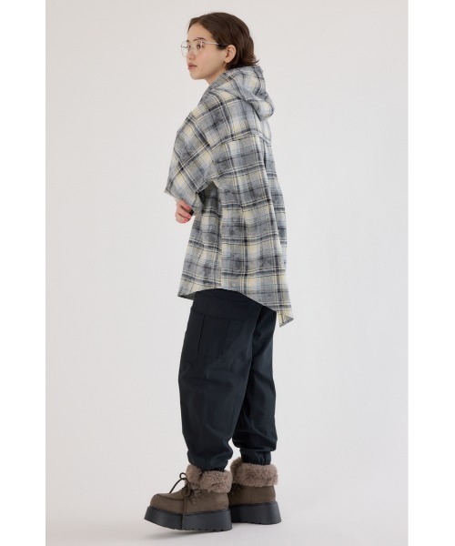 RODEO CROWNS WIDE BOWL（ロデオクラウンズワイドボウル）の「ヴィンテージチェックフードシャツ（シャツ/ブラウス・レディース・ブラック系その他/ブルー系その他/ピンク系その他・FREE）」の19枚目の写真