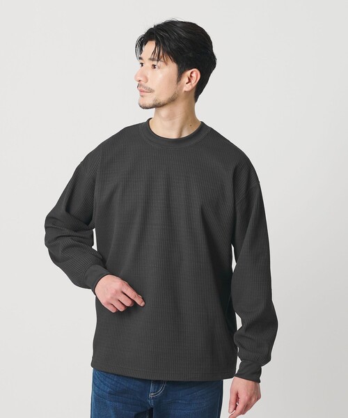 WEB限定 WARDROBE SMART】テックサーマル アジャスト カットソー【吸水
