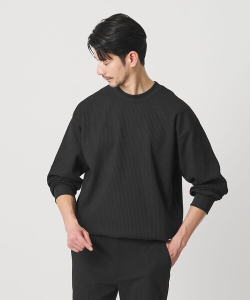 6ROKUロクサーマルカットソー黒アローズ BEAUTY&YOUTH UNITED ARROWS（ビューティーアンドユースユナイテッド