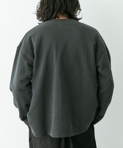URBAN RESEARCH Sonny Label（アーバンリサーチサニーレーベル）の「スウェットVネックカーディガン（スウェット・メンズ・チャコールグレー/ネイビー・MEDIUM/LARGE）」の11枚目の写真