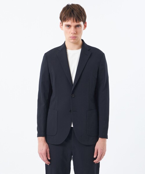MACKINTOSH PHILOSOPHY(マッキントッシュ フィロソフィー)の「ブリテック イージージャケット オックス調ダブルクロス(テーラードジャケット・メンズ・ダークネイビー/グリーン系その他2・38/40)」の5枚目の写真
