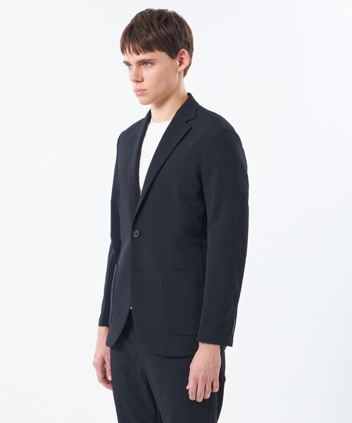 MACKINTOSH PHILOSOPHY(マッキントッシュ フィロソフィー)の「ブリテック イージージャケット オックス調ダブルクロス(テーラードジャケット・メンズ・ダークネイビー/グリーン系その他2・38/40)」の6枚目の写真