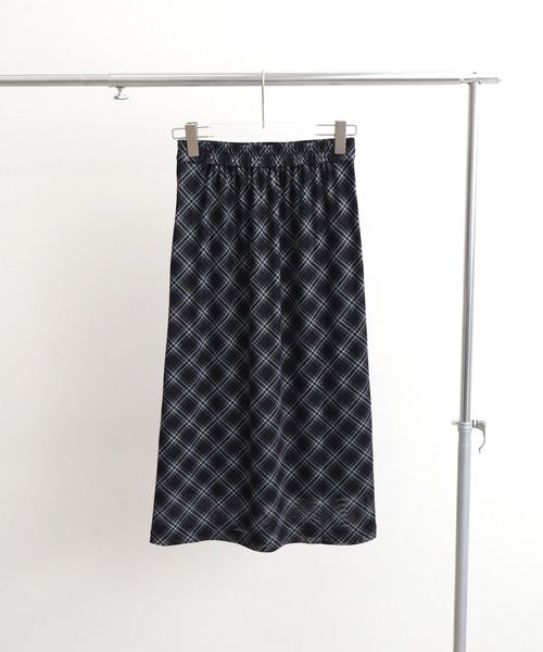 NOGLE（ノグル）の「【NOGLE/ノグル】シアーバイアスチェックスカート（スカート・レディース・ブラック・FREE）」の22枚目の写真