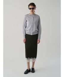 Henon.（ヘノン）の「SHEER RIB KNIT SKIRT（スカート）」