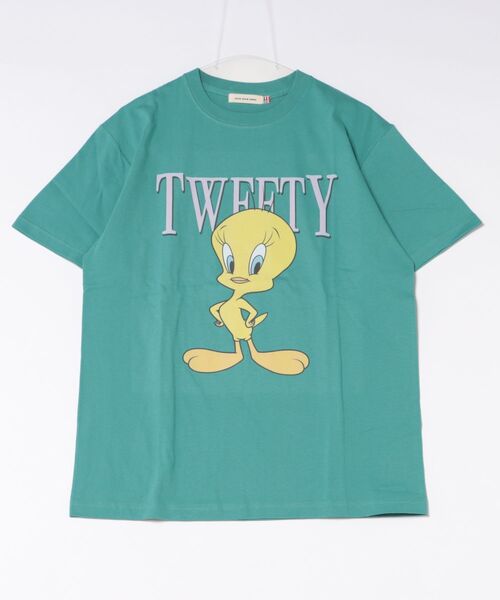 JUGLANS(ユグランス)の「【GOOD ROCK SPEED】 Tweety Tshirt 26FWA003W(Tシャツ/カットソー・メンズ・グリーン・M/L/XL)」の1枚目の写真