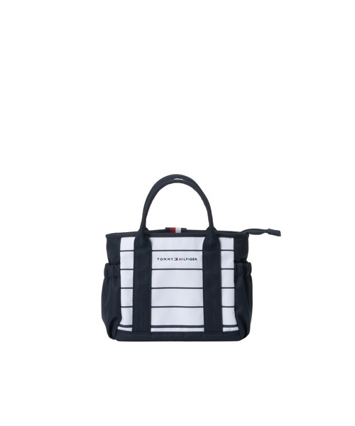 TOMMY HILFIGER GOLF（トミー ヒルフィガー ゴルフ）の「ラウンドバッグ ｼｰｽﾞﾅﾙ（トートバッグ・メンズ・ホワイト/ネイビー・フリー）」の2枚目の写真