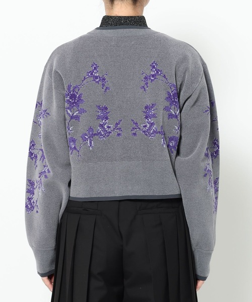 HARE(ハレ)の「チャイナガラVニットカーディガン(HARE)(カーディガン/ボレロ・レディース・グレー/グレー系その他/ブラック・FREE)」の21枚目の写真