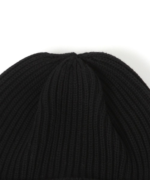 LAKOLE（ラコレ）の「コットンリブニットワッチ / 637902（ニットキャップ/ビーニー・メンズ・ブラック/ピンク/ライトグレー・9）」の5枚目の写真