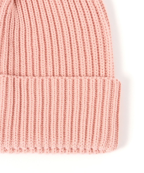 LAKOLE（ラコレ）の「コットンリブニットワッチ / 637902（ニットキャップ/ビーニー・メンズ・ブラック/ピンク/ライトグレー・9）」の12枚目の写真