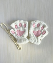 Blanc de Blue（ブランドブルー）の「ふわふわ肉球モコモコミトン（手袋）」