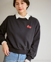 ハローキティコラボ（ハローキティコラボ）の「【ROPE' PICNIC×ハローキティ】ボートネック裏毛プルオーバー（スウェット）」