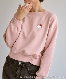 ハローキティコラボ（ハローキティコラボ）の「【ROPE' PICNIC×ハローキティ】ボートネック裏毛プルオーバー（スウェット）」