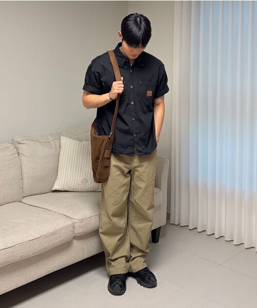 EXCONTAINER(エックスコンテナ)の「ユーティリティダートコットンパンツ (カーキベージュ)(その他パンツ・メンズ・その他・MEDIUM/LARGE/X-LARGE/SMALL)」の10枚目の写真
