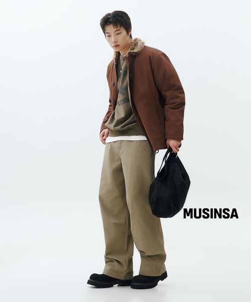 EXCONTAINER(エックスコンテナ)の「ユーティリティダートコットンパンツ (カーキベージュ)(その他パンツ・メンズ・その他・MEDIUM/LARGE/X-LARGE/SMALL)」の13枚目の写真