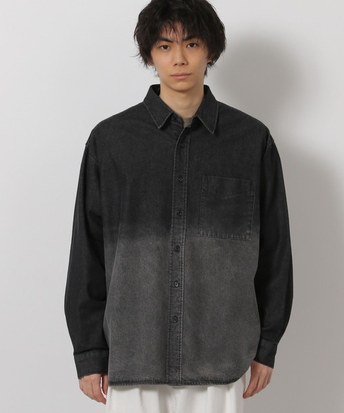 LAKOLE(ラコレ)の「グラデデニムシャツ / 638225(シャツ/ブラウス・メンズ・ブラック/ブルー・MEDIUM/LARGE)」の14枚目の写真