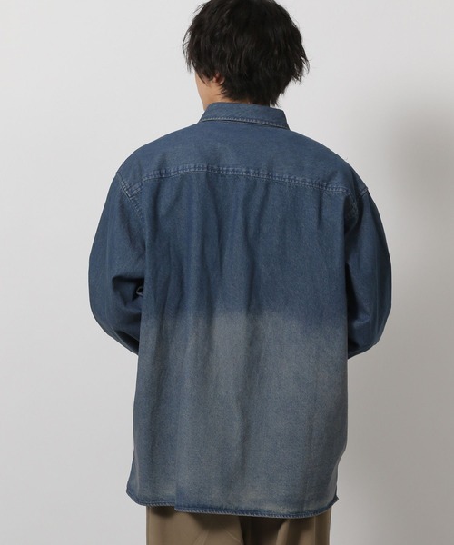 LAKOLE(ラコレ)の「グラデデニムシャツ / 638225(シャツ/ブラウス・メンズ・ブラック/ブルー・MEDIUM/LARGE)」の19枚目の写真