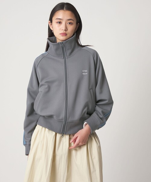 CITEN（シテン）の「＜CITEN＞トラックジャケット（ブルゾン・レディース・ネイビー/グレー系・M/S）」の19枚目の写真
